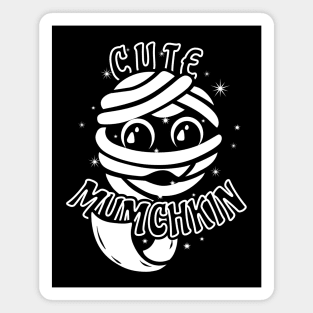 Cute Munchkin Mummy (The Mumchkin) (plain colour) Magnet